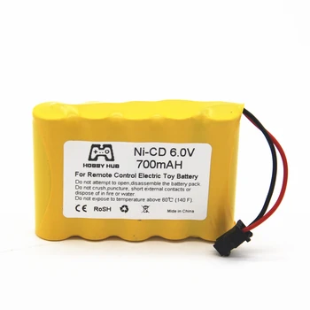 NI-CD 6.0 V 700mAH baterija Kelis žvakės įkrovimo baterija (akumuliatorius rc automobilių laivo žaislas įrankis modelis 6.0 v aa nicd 700 mah baterija
