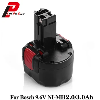 NI-MH Pakeitimo elektrinių Įrankių Baterijų 2.0/3.0 Ah 9.6 V Bosch: BAT100,2607335272,GSR 9.6 V,BH984,32609,2607335453