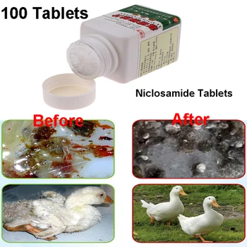 Niclosamide Tabletės 500mg Deworm 100 Tablečių