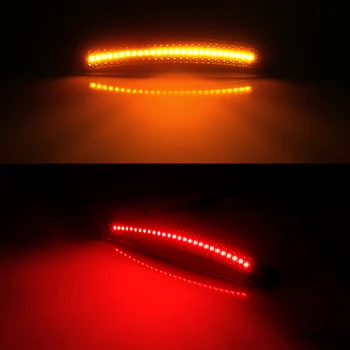 Niscarda Galiniai/Priekiniai LED Šoninis Gabaritinis Žibintas Posūkio Signalo Kartotuvų grupė Lempa, Mini Cooper r55 toksiškas gyvūnijai R56 R57 R58