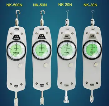 NK-10 Dial Mechaninė Stumti Traukos Jėgos Indikatorius Indikatorius 10 N / 1 kg