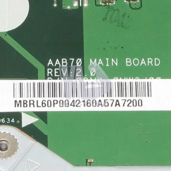 NOKOTION MBRL60P004 Nešiojamojo kompiuterio Plokštę Acer aspire 7250 08N1-0NWJ00 AAB70 PAGRINDINĖS plokštės su DDR3 Procesorius borto