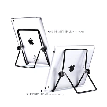 Non-slip Darbalaukio Metalo, Plieno Multi-kampas Nešiojamų Reguliuojami Veidrodėliai Stendas, Sulankstomas Laikiklis iPad 2 3 4 Oro Mini Tablet PC