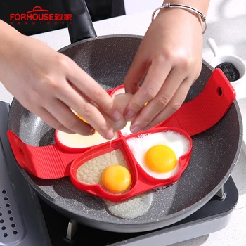 Nonstick Blynas Maker Maisto Gaminimo Įrankis, Kiaušinių Žiedas Maker Blynai Sūrio Kiaušinių Keptuvėje Apversti Kiaušiniai Pelėsių Virtuvės Kepimo Priedai