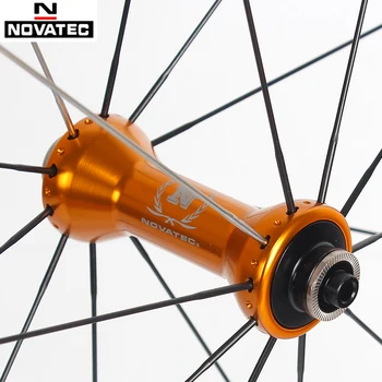 Novatec Kelių dviratį varantys nustatyti 700C guolių aliuminio lydinio 7-11 greitis C stabdžiai Priekyje gale 20/24H QR dviračių ratus