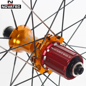 Novatec Kelių dviratį varantys nustatyti 700C guolių aliuminio lydinio 7-11 greitis C stabdžiai Priekyje gale 20/24H QR dviračių ratus