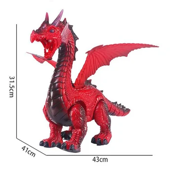 Nuotolinio Valdymo Gyvūnų Žaislas Purškimo Dinozaurų Nuotolinio Valdymo Ledo Drakonas Ugnies Drakonas Bus Purškimo Ugnies Drakonas Modeliavimas Gyvūnų Modelis