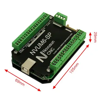 NVUM CNC Kontrolierius Kortelė 3 krypties 4 5 kryptis Kryptis Mach3 USB medienos maršrutizatorius tekinimo Judesio Kontrolės Breakout Laive 