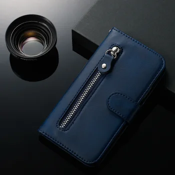 Odinis dėklas, Skirtas Samsung Galaxy A50 A51 A30S A71 A70 A10 A20 A30 A10E A10S A20S A60 A40 Užtrauktukas Magnetas Flip Book Case Cover Funda