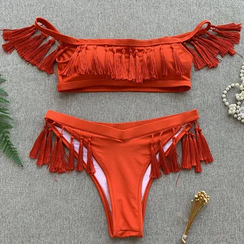 Off peties Kutas bikini 2020 moterų maudymosi kostiumėlį Moterų maudymosi kostiumėliai, Dviejų dalių, bikini nustatyti Brazilijos Bather maudymosi kostiumą plaukti Panele