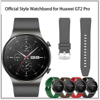 Oficialus Stilius Diržu, Huawei Žiūrėti GT 2 Pro Žiūrėti Reikmenys, Odos Apyrankė Watchband Diržu, Huawei GT/ GT2 GT2 46mm