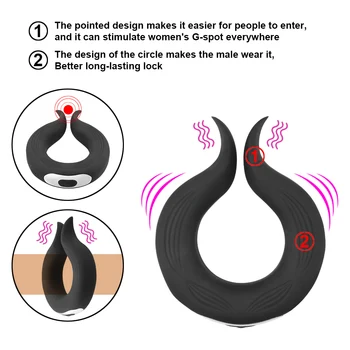 OLO 10 Dažnio Erotika Atidėti Ejakuliacija Vibratorių Vibracijos Gėjų Sekso Žaislai Vyro Varpos Žiedas Vibratorius Vyrų Skaistybės Gaidys Žiedas