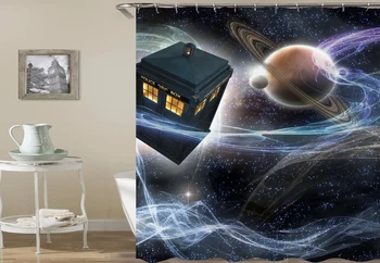 OLOEY Dušo Užuolaidos 3d Spausdinimo Kūrybos Paiting Galaxy Modelio, Užuolaidos Vonios Vandeniui Vonia Ekranai 200cmx180cm