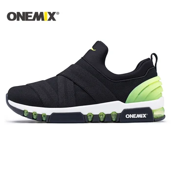 ONEMIX naujas vyrų bėgimo bateliai kvėpuojantis sportbačiai vyrai lauko vaikščiojimo batai moterims, oro pagalvės smūgio absorbcijos sportiniai bateliai vyrai