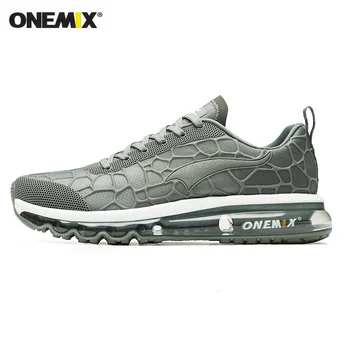 ONEMIX Oro Pagalvės Vyrų Bėgimo Bateliai zapatillas hombre Vyrų Sporto Sneaker Lauko Moterys Lauko Vaikščiojimo Batai vyrams Size35-47