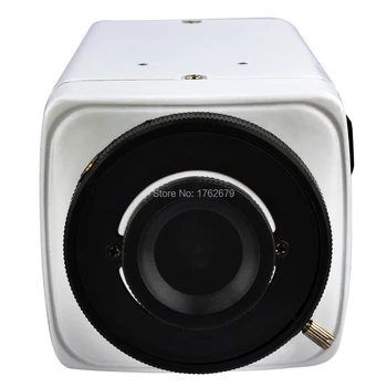 Onvif 720p H. 264 Mini dėžutė IP kamera Judesio aptikti vaizdo prarado tinklo pertraukos IP konflikto fotoaparatas be objektyvo