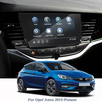Opel Astra-Pateikti Automobilių Stilius Ekrano Plėvelės GPS Navigacijos Ekrano Stiklo Apsauginė Plėvelė Kontrolės LCD Ekranas