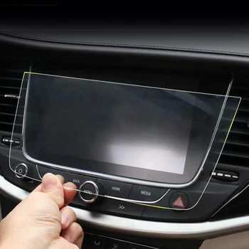 Opel Astra-Pateikti Automobilių Stilius Ekrano Plėvelės GPS Navigacijos Ekrano Stiklo Apsauginė Plėvelė Kontrolės LCD Ekranas