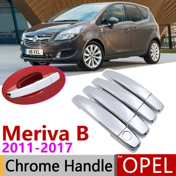 Opel Vauxhall Meriva B Activan Crossvan 2011~2017 Chrome 