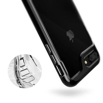 Oppselve Prabanga Atveju iPhone 8 7 6 s Ultra Plonas Capinhas PC & TPU Silikonu Padengti Atveju, 