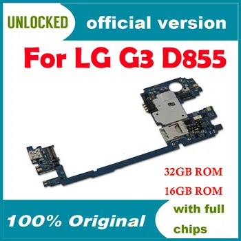 Original Atrakinta Logika Lentos Oficiali Versija 16gb 32gb Mainboard LG G3 D855 D850 Su 