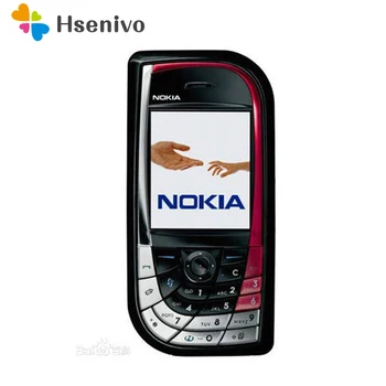 Original Atrakinta Nokia 7610 Rožinės spalvos Mobilųjį Telefoną, GSM Tri-Band Kamera, 