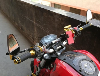 Originalaus Motociklo Veidrodėlis rankenos galą su vandeniui padengti Z750 2008 Kawasaki Z1000 2007 Aprilia Racing Bmw F800St