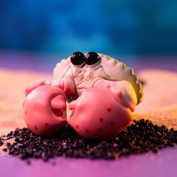 Originali Krabų Modelis Aklas Lauke jūros Gėrybių Krabų Rankų Džiūvėsėliuose Krabas Atsiskyrėlis Krabų Karalius Krabų Namų Decore Vaikams, Žaislai Vandenyno Pasaulis