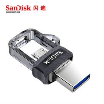 Originalios Sandisk SDDD3 Ekstremalių didelės spartos 150M/S PenDrive 32GB OTG USB3.0 128 GB Dual OTG USB Flash Drive 64GB Pen Drive 16GB
