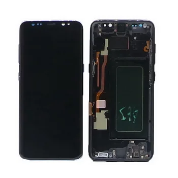 Originalus AMOLED S8 LCD Samsung Galaxy S8 G950 G950F S8plus S8+ G955F G955 LCD Ekranas Jutiklinis Ekranas Skaitmeninti Su Negyvų pikselių