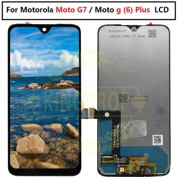ORIGINALUS G7 LCD Motorola Moto G7 Galios Ekranas XT1955 LCD G7 Plus Jutiklinis Ekranas skaitmeninis keitiklis G7 Žaisti LCD Pakeitimo XT1952 LCD