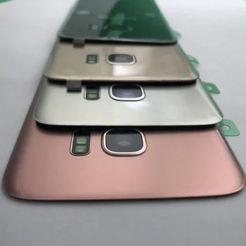 Originalus Galinio Stiklo Samsung Galaxy S7 G930 G930F S7 Krašto G935 Baterijos, Galinio Dangtelio Durų Būsto Pakeitimas, Remontas, Dalys