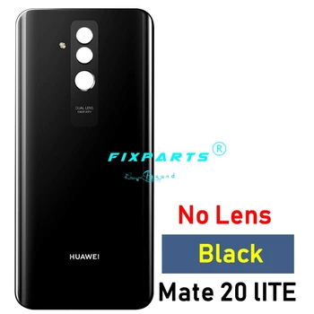 Originalus Huawei Mate 20 Lite Atgal Baterijos Dangtelis Stiklo Būsto Duris Atveju Fotoaparatas Objektyvo Huawei Mate 20 Lite Galinis Korpusas Stiklo