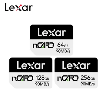 Originalus Lexar nCard 64GB 128GB 256 GB Nano Kortelės Didelės Spartos Flash Telefono Atminties Kortelę Max 90MB/s NM Kortelę Huawei 30 Mate 20