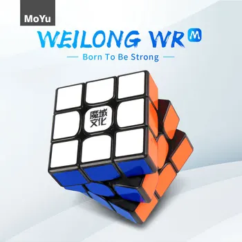 Originalus MoYu Weilong WR M 3x3x3 Weilong WR Magnetinio Kubo Galvosūkį Profesinės MoYu 3x3 Magnetai Kubeliai Už greičio Viršijimą