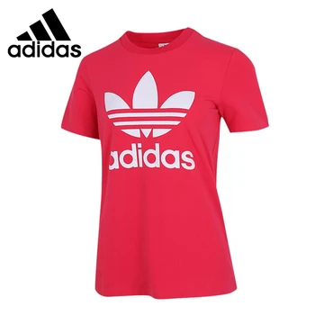Originalus Naujas Atvykimo Originalus Adidas TREFOIL TEE moteriški marškinėliai trumpomis rankovėmis Sportinę aprangą