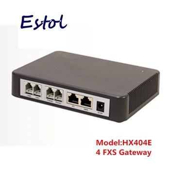 Originalus Newrock 4 FXS SIP VoIP Gateway,analoginis VoIP adapteris.Elastix suderinama,Mitel sertifikuota ATA 4 analoginis Telefonas sip