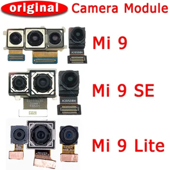 Originalus Priekyje ir gale Galinio vaizdo Kamera, Skirta Xiaomi Mi 9 Mi9 SE Lite 9SE Pagrindinis Susiduria Kamera Modulis Flex Kabelis Pakeitimo Atsarginės Dalys