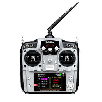 Originalus RadioLink AT10II AT10 II 2.4 Ghz 12CH Nuotolinio valdymo Pulteliu su R12DS Imtuvas RC Padaryti Quadcopter