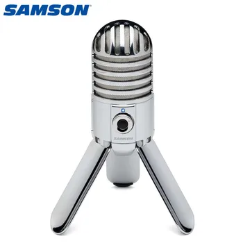 Originalus Samsonas Meteoras USB Studija Kondensatoriaus Mikrofonas Su Ausinių Išvestis Žurnalistikos Namų Vaizdo VOIP Įrašyti Žaidimų