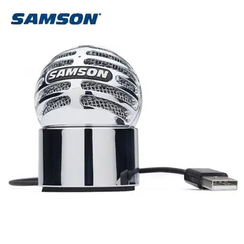 Originalus SAMSONAS Meteoritas USB kondensatoriaus mikrofonas kompiuterio notepad įrašymo remti 