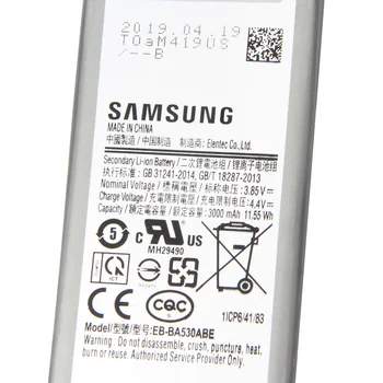Originalus Samsung Bateriją EB-BA530ABE EB-BA530ABA Galaxy A8 2018 Redakcija SM-A530N A530N Originali Baterija 3000mAh