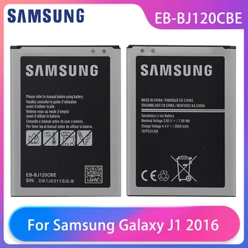 Originalus Samsung Galaxy J1(2016 M.) Versija J120 J120F J120A J120T J120H J120DS Telefono Baterija EB-BJ120CBU EB-BJ120CBE Didelės Talpos