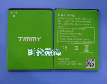 Originalus TIMMY M13 Pro baterija 2800mah už TIMMY M13 Pro/x12 pro MTK6580 Quad-Core Android 5.0 Colių Mobilusis Telefonas-nemokamas pristatymas