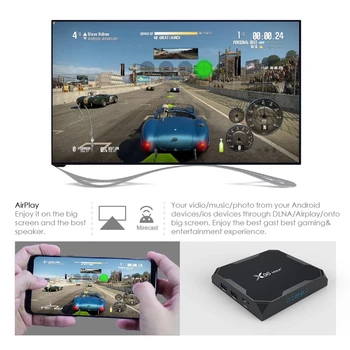 Originalus X96 Max Plus, Smart TV BOX Quad Core Amlogic S905X3 Wifi 1000M Android 10.0 TV BOX PK H96 T95 X96MAX TV Box