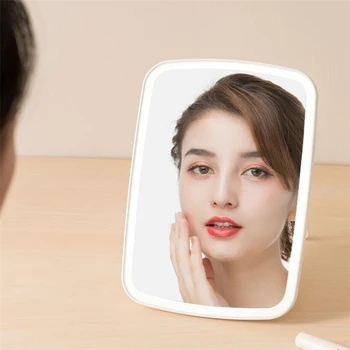 Originalus xiaomi Mijia Protingas nešiojamų makiažo veidrodėliai stalinį led šviesos nešiojamas sulankstomas šviesos veidrodis bendrabutyje desktop