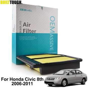 Oro Filtras Honda Civic 8-Aštuonios Kartos 2006 m. 2007 m. 2008 M. 2009 M. 2010 M. 2011 M., 1.6 L, 1.8 L 17220-RNR-A00 17220-RND-M00 Priedai