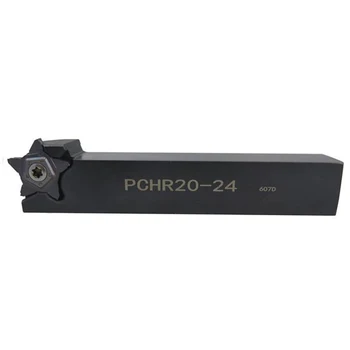 OYYU PCHR25-24 Išorinio Tekinimo Įrankio Laikiklis 25mm PCHR 25 Drožimo Tekinimo Pavėsinė CNC Cutter Karka Karbido Įdėklai Įrankiai
