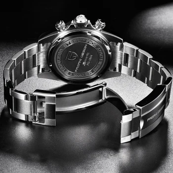 PAGANI DIZAINO 2020 Naujas Vyrų Laikrodžiai Sporto Kvarco Žiūrėti Vyrų Plieno, atsparus Vandeniui Vyrų Laikrodis Mados Chronograph Relogio Masculino