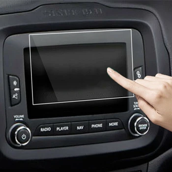 Pakeisti Jeep Renegade-2017 Automobilių GPS Navigacijos Screen Protector, DVD Ekrano Grūdinto Stiklo Dangtis Filmas